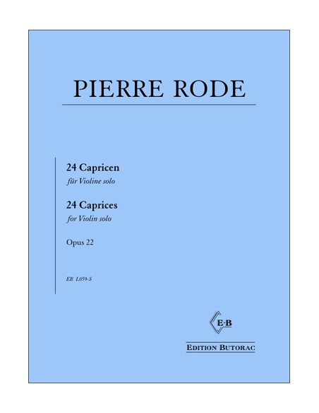 RODE P.-Caprichos (24) pour violon