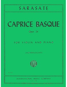 SARASATE P.-Capricho Vasco Op.24 for Violin and Piano (Francescatti)
