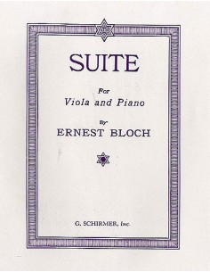 BLOCH E.-Suite per Viola e Pianoforte