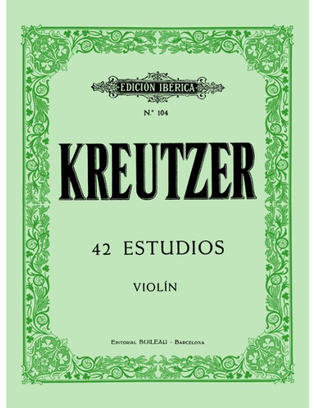KREUTZER R.-Studi e Caprichos (42) per violino (iberico)