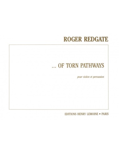 REDGATE R.-Of Percorsi Strappati per Violino e Percussioni