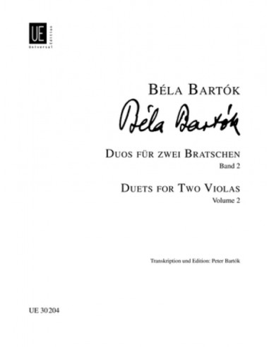 BARTOK B.-Duos Vol.2 für 2 Bratschen (P.Bartok)