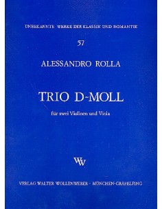 ROLLA A.-Trio in re minore per 2 violini e viola