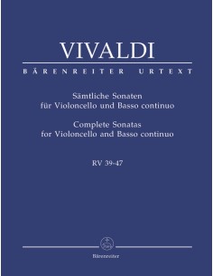 VIVALDI A.-Complete Sonate per violoncello e pianoforte (Urtext) (Hoffmann)