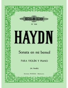HAYDN J.-Sonata in Eb for Violin and Piano