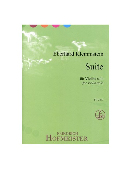 KLEMMSTEIN E.-Suite pour violon