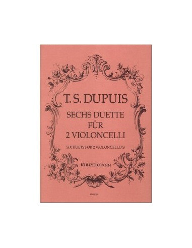 DUPUIS T.S.-Duets (6) for 2 Cellos