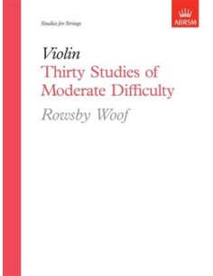 WOOF R.-Medium Difficulty Studies (30) for Violin