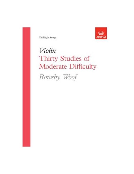 WOOF R.-Medium Difficulty Studies (30) pour violon