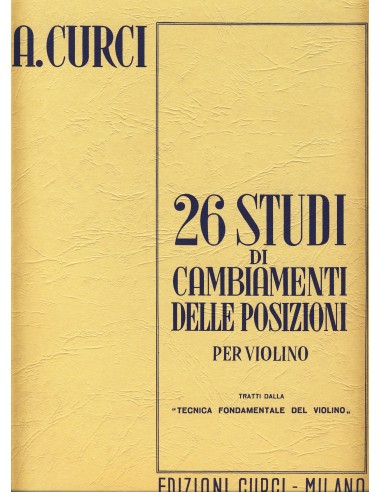 CURCI A.-Position Change Studies (26) for Violin