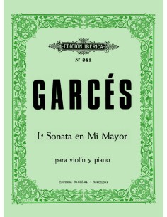 M.-Sonate n° 1 pour violon et piano