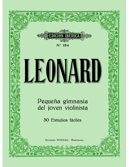 LEONARD H.-Ginnastica per violino per violino (iberico)