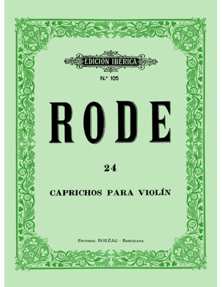 RODE P.-Caprichos (24) per Violino (Ed.Ibérica)