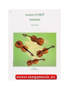 CUNIOT L.-Passages para Violin