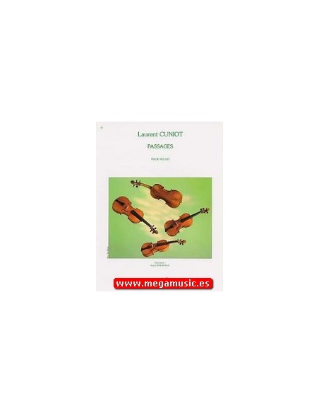 CUNIOT L.-Passages pour violon