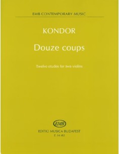 KONDOR A.-Douze Coups (12 studi) per 2 violini