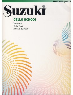 SUZUKI S.-6th Cello School (Revised Edition)