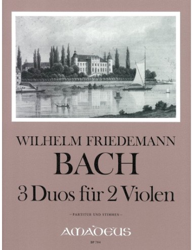 BACH W.F.-Duets (3) for 2 Violas (Morgan)