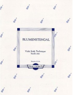 BLUMENSTENGAL A.-Technik der 1. Tonleiter für Viola (Arnold) (letzte Einheiten)