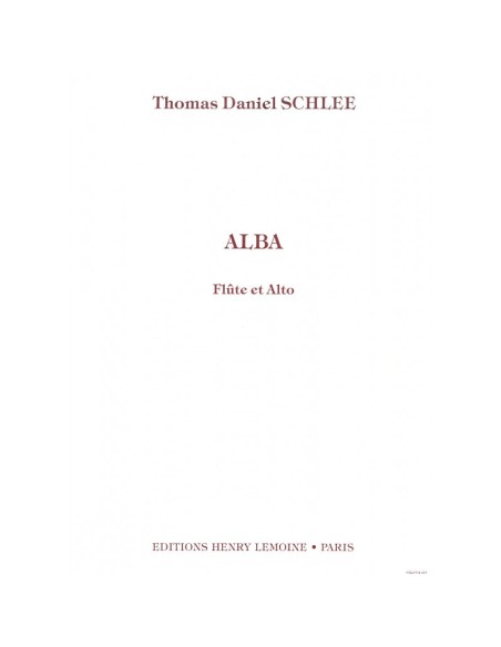 SCHLEE T.D.-Alba Op.26 per Viola e Flauto