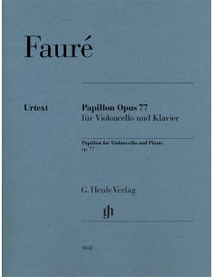 FAURE G.-Papillon Op.77 per violoncello e pianoforte (Urtext)