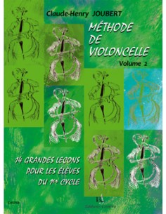 JOUBERT C.H.-Methode Vol.2: 14 great leçons for Cello