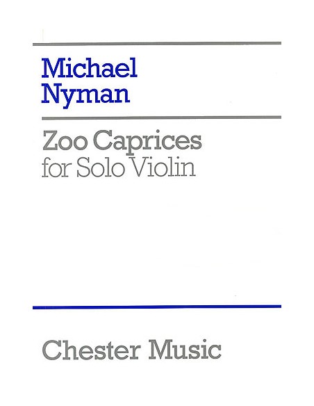 NYMAN M.-Zoo Capricci per Violino