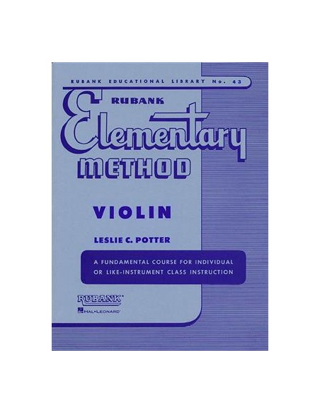 RUBANK-Méthode élémentaire pour violon (potier)