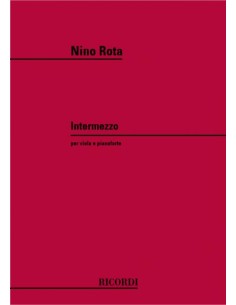 ROTA N.-Intermezzo per Viola e Pianoforte