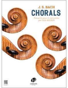 BACH J.S.-Choräle für 4 Celli (Bourin)