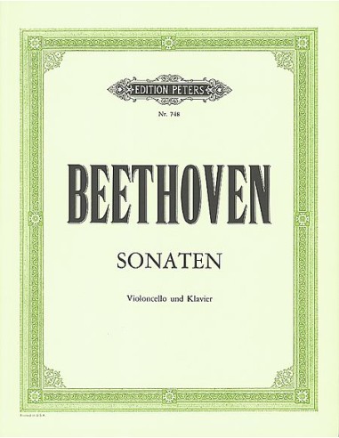 BEETHOVEN L.V.-Sonate complete per violoncello e pianoforte (Schulz)