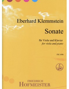 KLEMMSTEIN E.-Sonata per viola e pianoforte