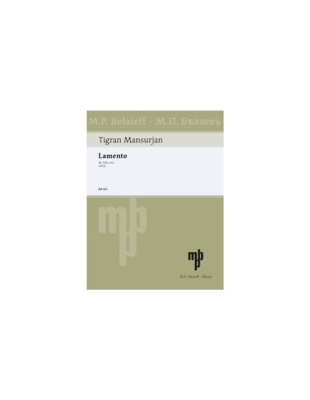 MANSURJAN T.-Lamento para Viola