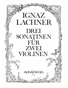 LACHNER I.-Sonate (3) Op.96, 97 e 98 per 2 violini (Pauler)