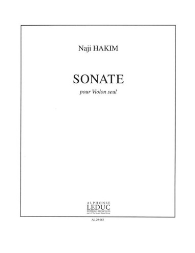 HAKIM N.-Sonate per Violino