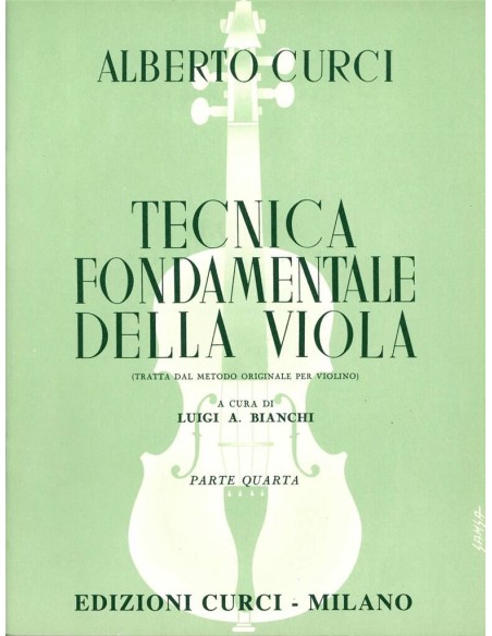CURCI A.-Grundtechnik 4º für Viola (Bianchi)
