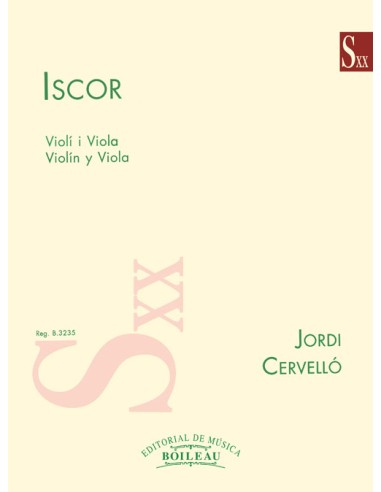 CERVELLO J.-Iscor per Violino e Viola
