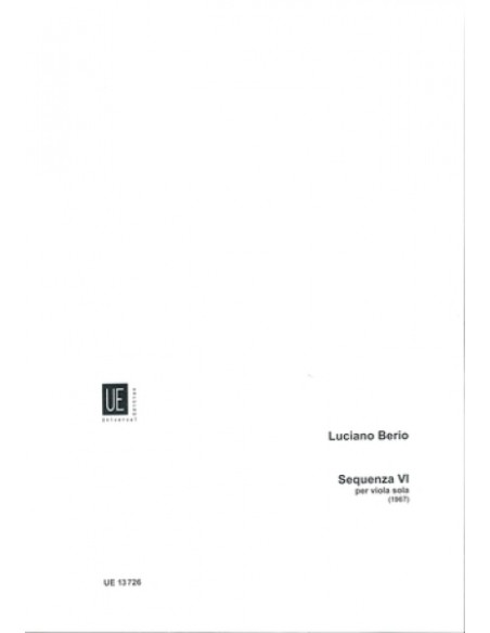 BERIO L.-Sequenza VI for Viola