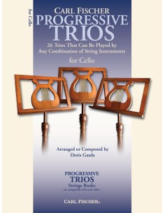 GAZDA D.-Progressive Trios pour violoncelle para Violoncelle
