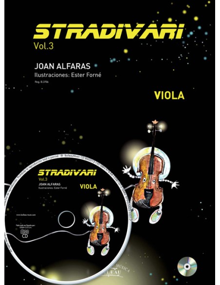 ALFARAS J.-Stradivari Vol.3 (Method) for Viola (Inc. CD)