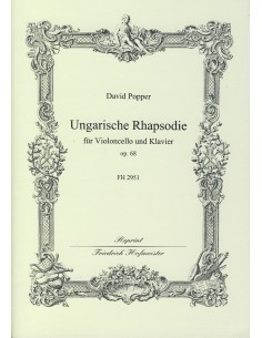 POPPER D.-Rapsodia Hungara Op.68 para Violoncello y Piano