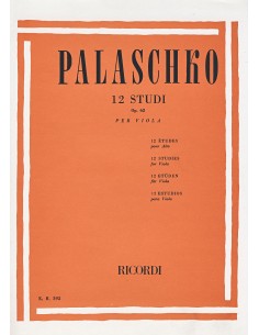 PALASCHKO J.-Etüden (12) Op.62 für Viola
