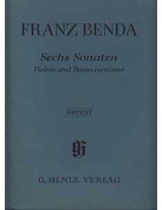 BENDA-Sonate (6) per violino e pianoforte (Urtext)