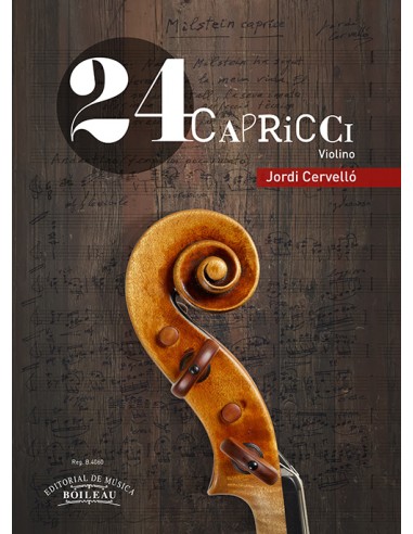 CERVELLO J.-24 Capricci per Violino