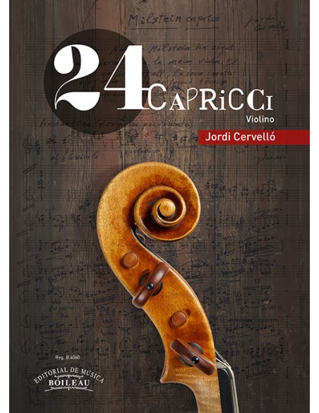 CERVELLO J.-24 Capricci for Violin