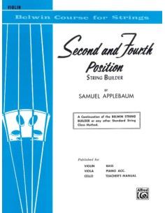 APPLEBAUM S.-String Builder: 2ª y 4ª Posicion para Violin