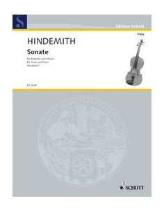 HINDEMITH P.-Sonata (1939) per viola e pianoforte