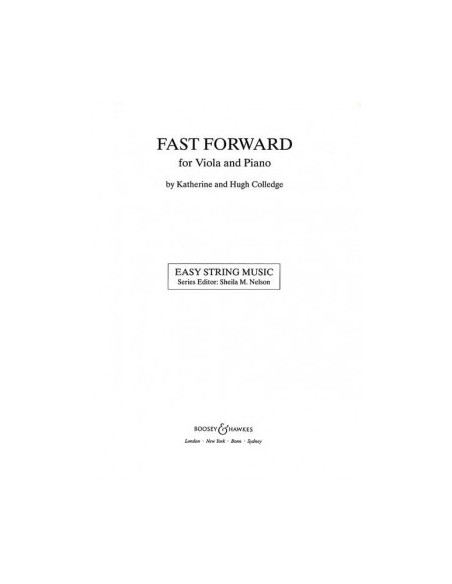 COLLEDGE K.H.-Fast Forward (Third Book) for Viola (LAST UNIT) View (VA1992)