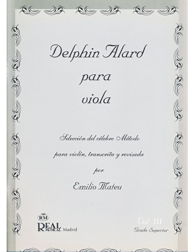ALARD D.-Studies Vol.3 (Higher Grade) per Viola (Mateu)