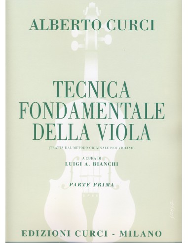 CURCI A.-Grundtechnik 1. für Viola (Bianchi)